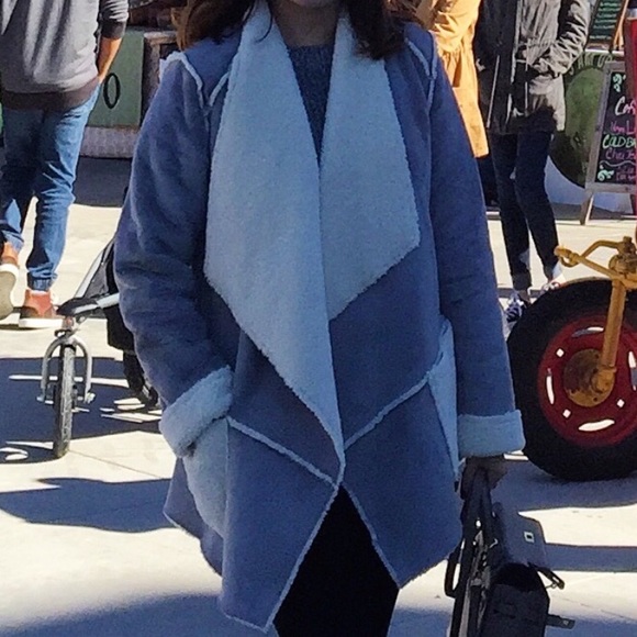 Shearling winter coat - Picture 7 of 8